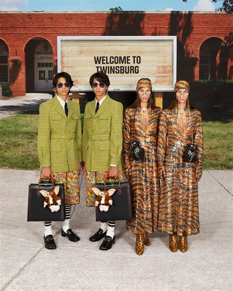 gucci identical twins|Gucci twins in milan.